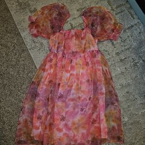 Floral Pink Dress